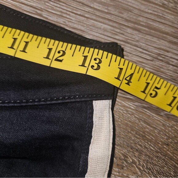 Mother Insider Crop Step Fray Jean in Guilty Racer Stripe Black Bootcut - Picture 5 of 10